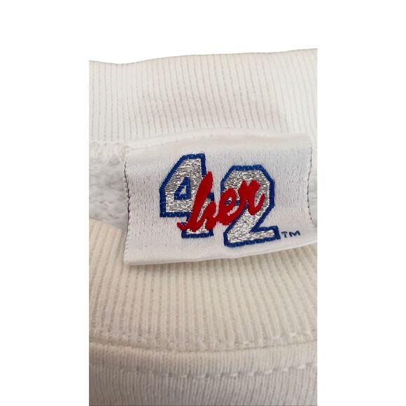 Vintage 90s Jacksonville Jaguars embroidered Logo Sweatshirt Large Made In USA - Picture 4 of 10